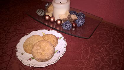 Karácsonyi keksz (pecséthez)